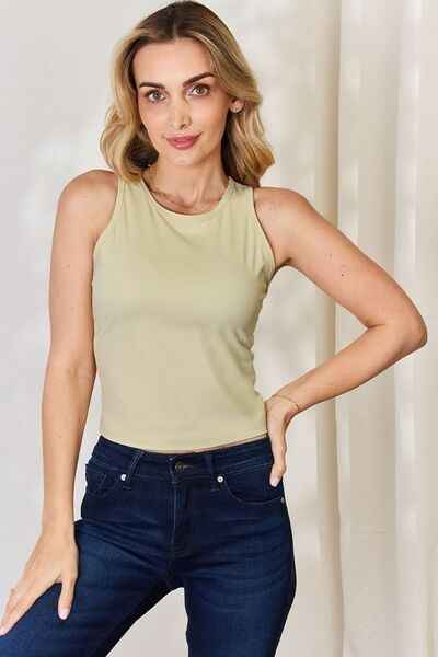 Essential Round Neck Top Beige 21031694_6894d36e-4145-473c-aef8-4fe0468637c8