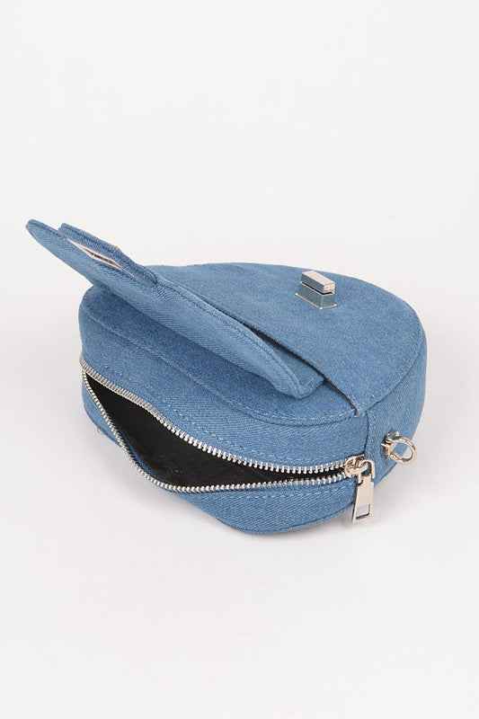 Denim Heart Shape Crossbody Swing Bag 21097247_634686f0-29c5-450c-b652-a9c6a57ffc36