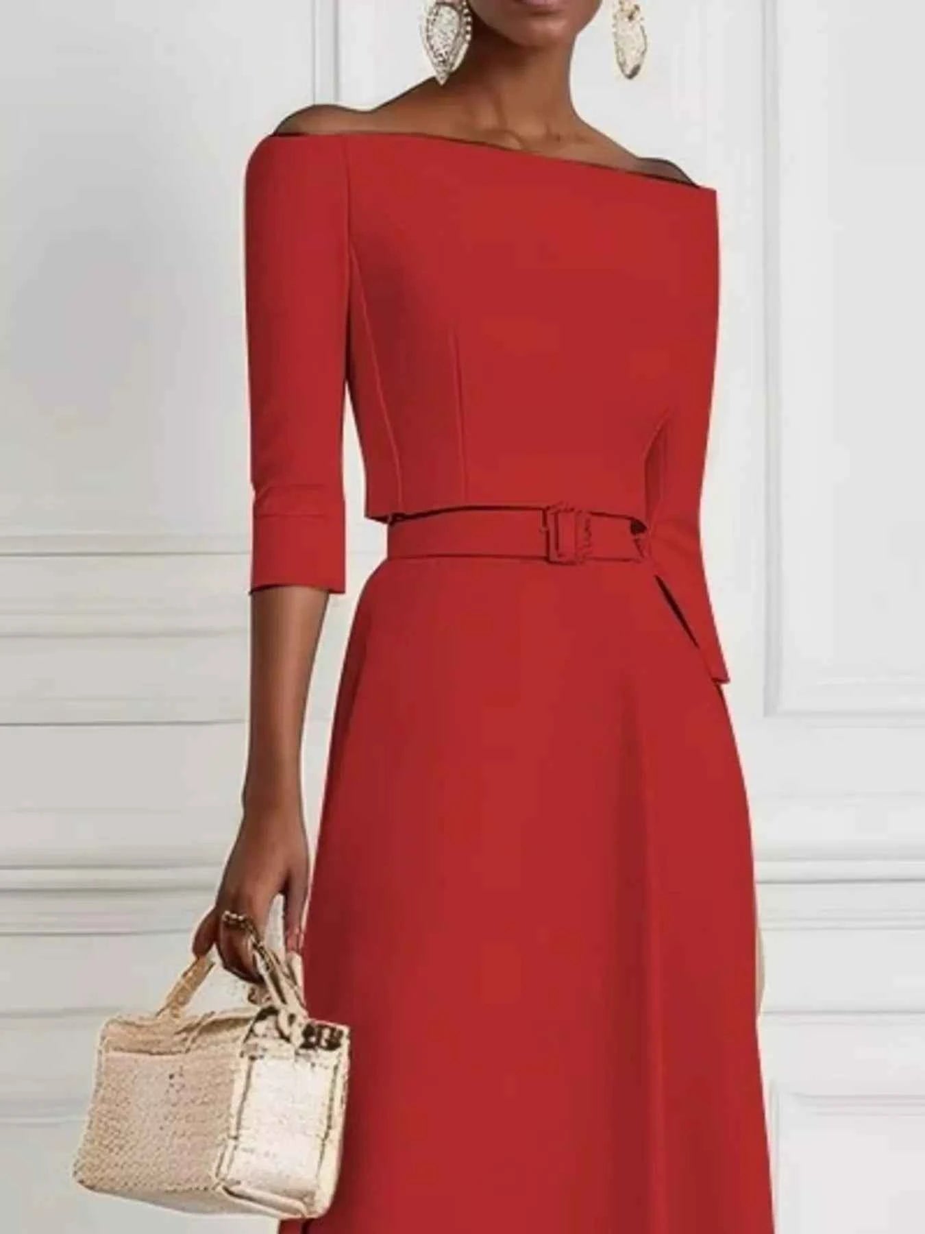 Elegant Off-Shoulder Belted Maxi Dress 211b9422790349e3a8a0a4b4a7431bb0-Max-Origin
