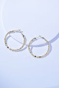 Alloy Hoop Earrings Gold One Size 211d9699de604d629179842faafc79c7-Max