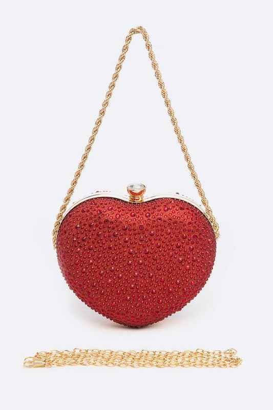 Rhinestone Pave Heart Shape Convertible Clutch Red O S 21215542_abd68377-dbec-4e33-81e5-18d71b0ff56d