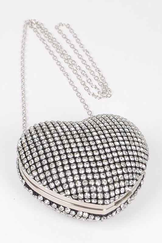 Rhinestone Heart Shape Box Clutch 21247215_31ff3888-c10f-4f4f-ad64-cf75e885ffe6