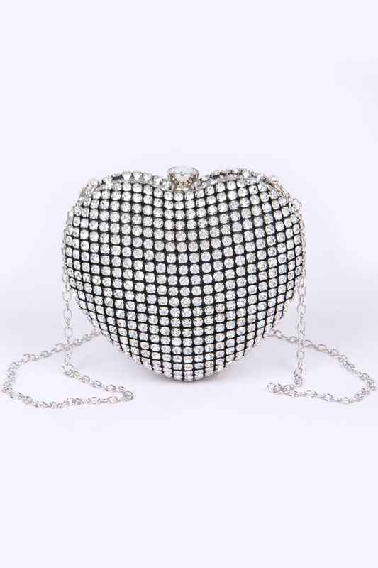 Rhinestone Heart Shape Box Clutch CLEAR O S 21247215_e2c0544a-4ce5-49b1-ba28-dc987e874bb6
