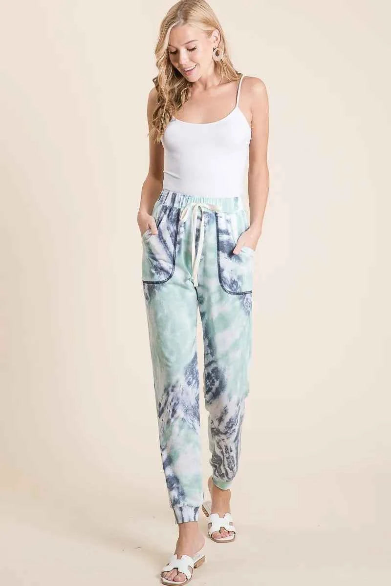 BiBi Tie Dye French Terry Casual Sweat Pants 2127062dbfd041c8aff5b2fe600e8acd-Max-Origin