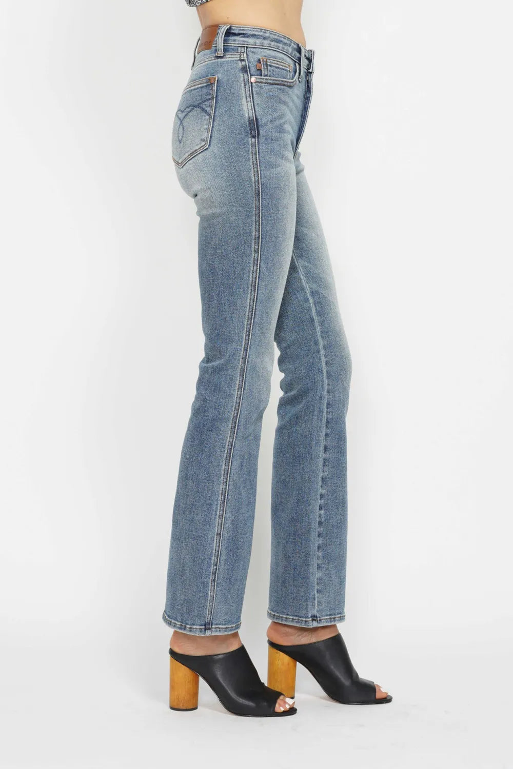 Judy Blue Full Size Tummy Control Back Embroidered Pocketed Bootcut Jeans Plus Size 212a022f-1bed-4c52-9675-1cfeef15c385-Max