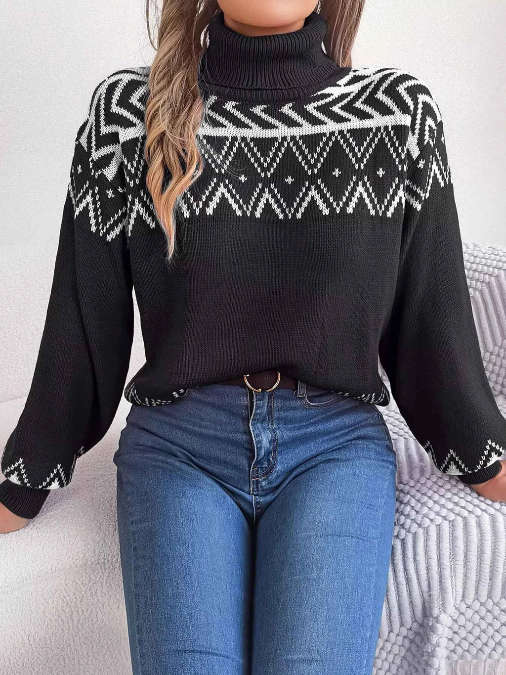 Turtleneck Dropped Shoulder Sweater 212c1b126e834934bd9f7fafeea3744f-Max-Origin