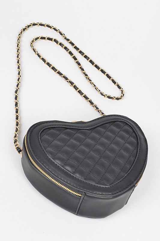 Quilted Heart Shape Swing Crossbody Bag 21370352_e28c1235-86d5-4584-b15c-17ebb8d30794