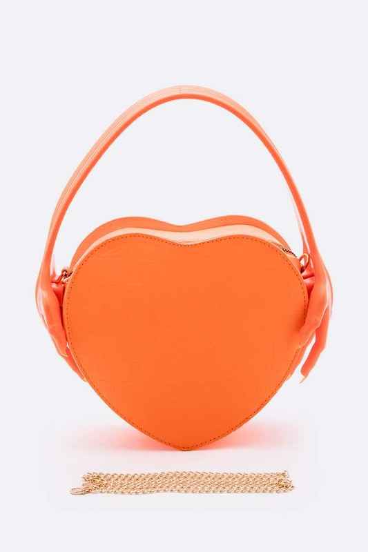 Iconic Jelly Hand Handle Heart Shape Iconic Bag NEON ORANGE O S 21376364_c51f4a84-8111-431d-8f6f-999f352a3e1d