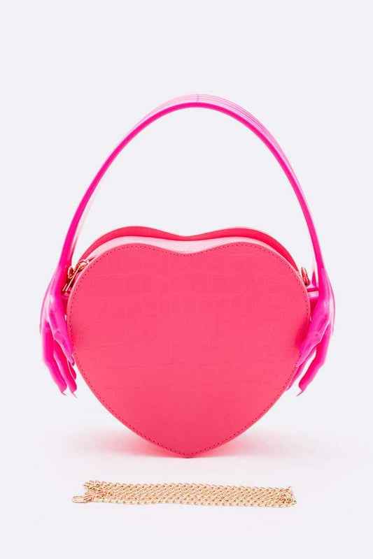 Iconic Jelly Hand Handle Heart Shape Iconic Bag NEON PINK O S 21376364_d9470cb5-cdaa-43cc-a019-3e9601b19f1a