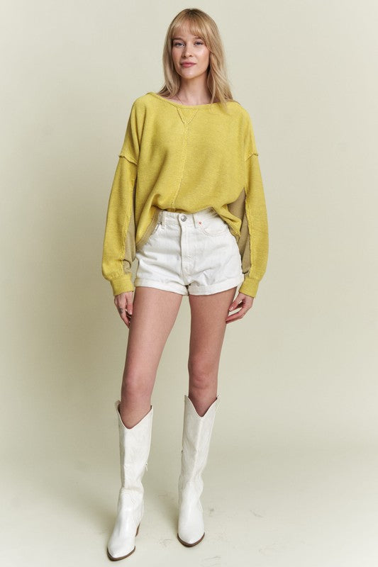 Long dolman sleeve round neck casual knit sweater 21395979_005ca587-6672-46b2-849a-e2ac54073b19