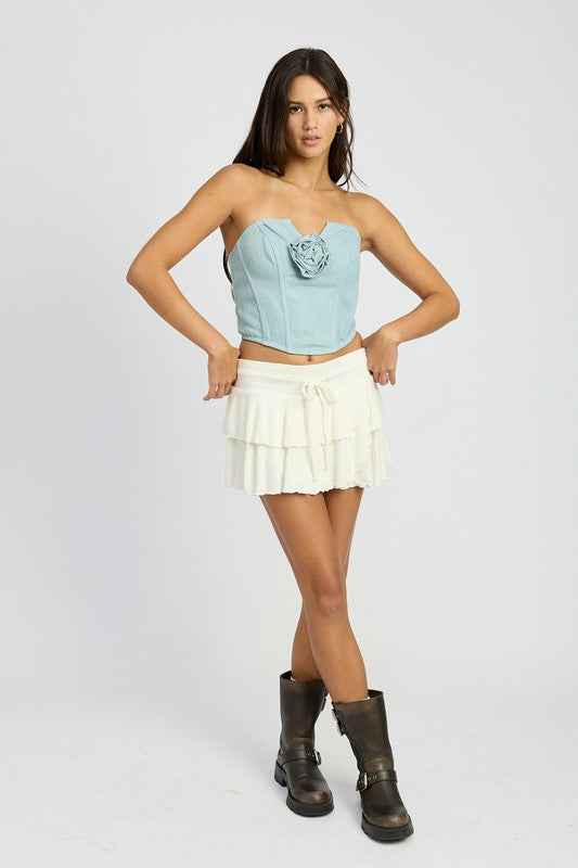 TIERED RUFFLE MINI SKORT 21525409_ca1436e0-c75c-4ba9-bf7c-5ce6be2777a4