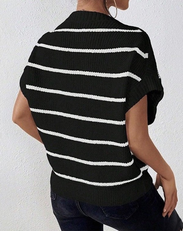 Striped sleeveless sweater 21570194_9bd1a98c-7815-4dc0-8f3a-31e65235efc7