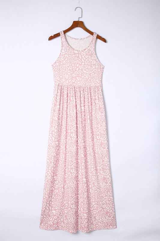 Leopard Dust Baby Pink Sleeveless maxi dress one color 21600941_619266e4-e2ea-4b9e-ade0-d35b65edb098