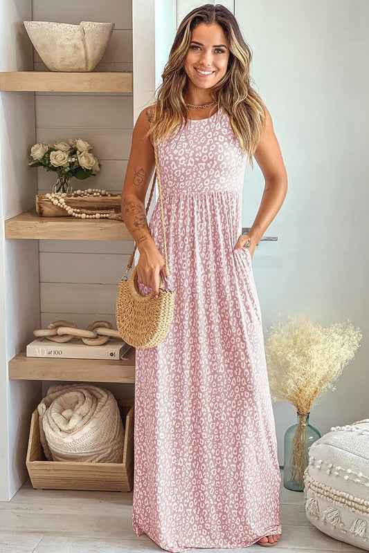 Leopard Dust Baby Pink Sleeveless maxi dress 21600941_bfe4b368-c336-4bc6-b057-0ad6fd12f114