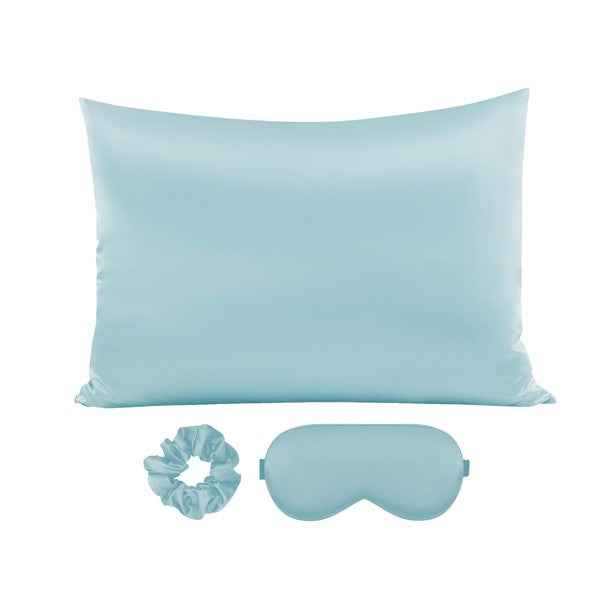 Satin Pillowcase Sleep Mask Scrunchie Gift Set Soft Cyan 1 21627146_aa905df6-65f5-4b0f-ac2a-7693a49b1736