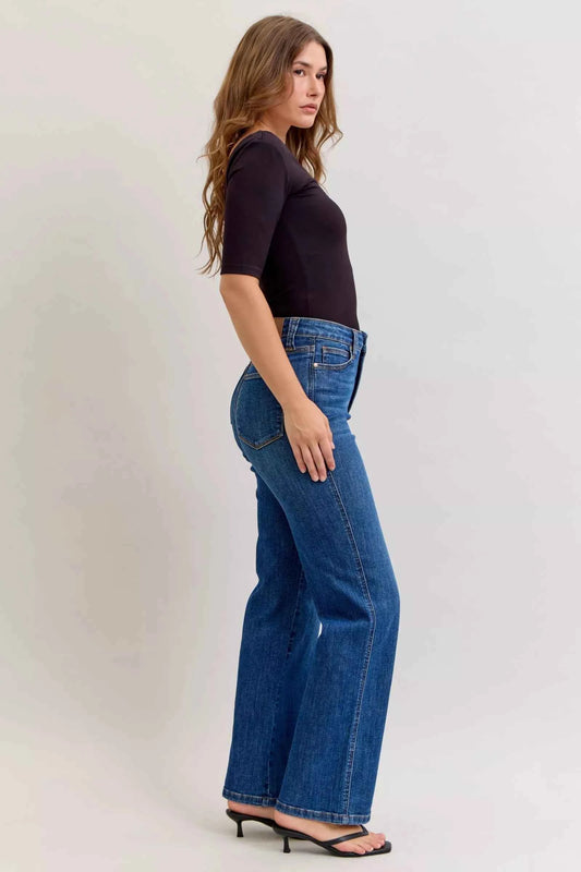High Waist Tummy Control Straight Jeans 21675111-6884-4767-9053-332b0e0f62c0-Max-Origin