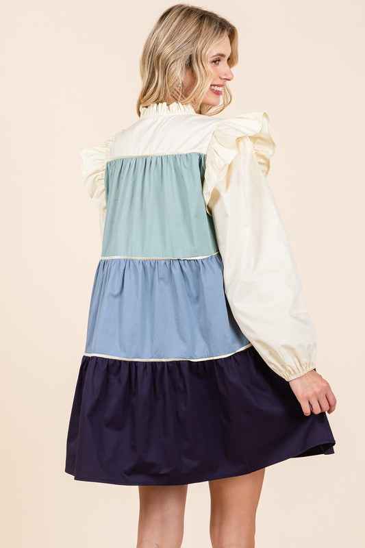 Plus Tiered Color Block Mini Dress 21715177_eef7ea58-5974-4df6-854c-99509cca1a77