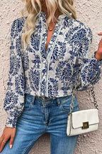 Bohemian Printed Bishop Sleeve Lace Shirt 21749811_7b6cec5a-13b6-4a89-a6a0-45fbde7e92ae