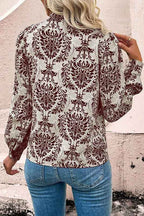 Bohemian Printed Bishop Sleeve Lace Shirt 21749811_9f70dc7a-946d-432f-9bcb-f921191f3294