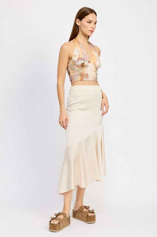 ASYMMETRICAL RUFFLE HEM SKIRT 21825776_fa296da4-f4e7-4c9d-81dc-369cb2f71b8e