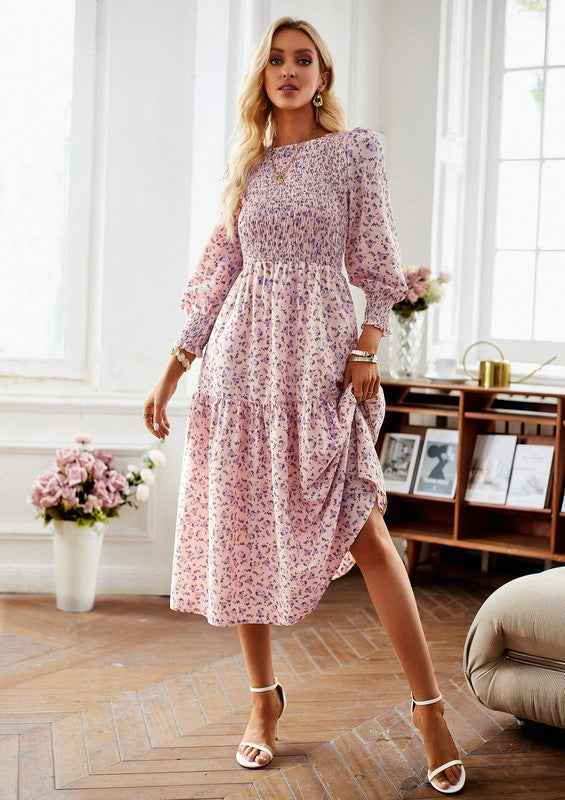 Womens Long Sleeve V Neck Ruffle Floral Maxi Dress 21944409_2420fbda-5cbf-487d-b13a-db660bcbafcc