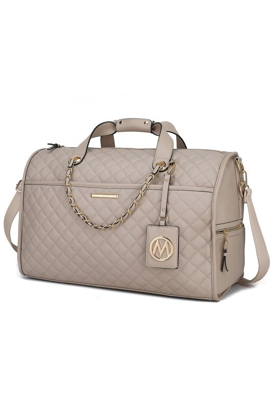 MKF Lexie Vegan Leather Women Duffle by Mia K Taupe One Size 21948466_51b127a8-a2c5-47ce-80eb-aea49508664d