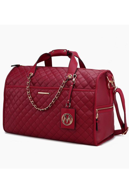 MKF Lexie Vegan Leather Women Duffle by Mia K Red One Size 21948466_6481ed00-3e6b-454b-9fc8-613dd2f7f79b