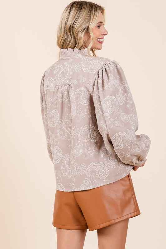 Plus Paisley Eyelet Laced Button-Up Blouse 21967694_c555eb4f-50a3-45f9-8ca7-2a9b65a5d08b