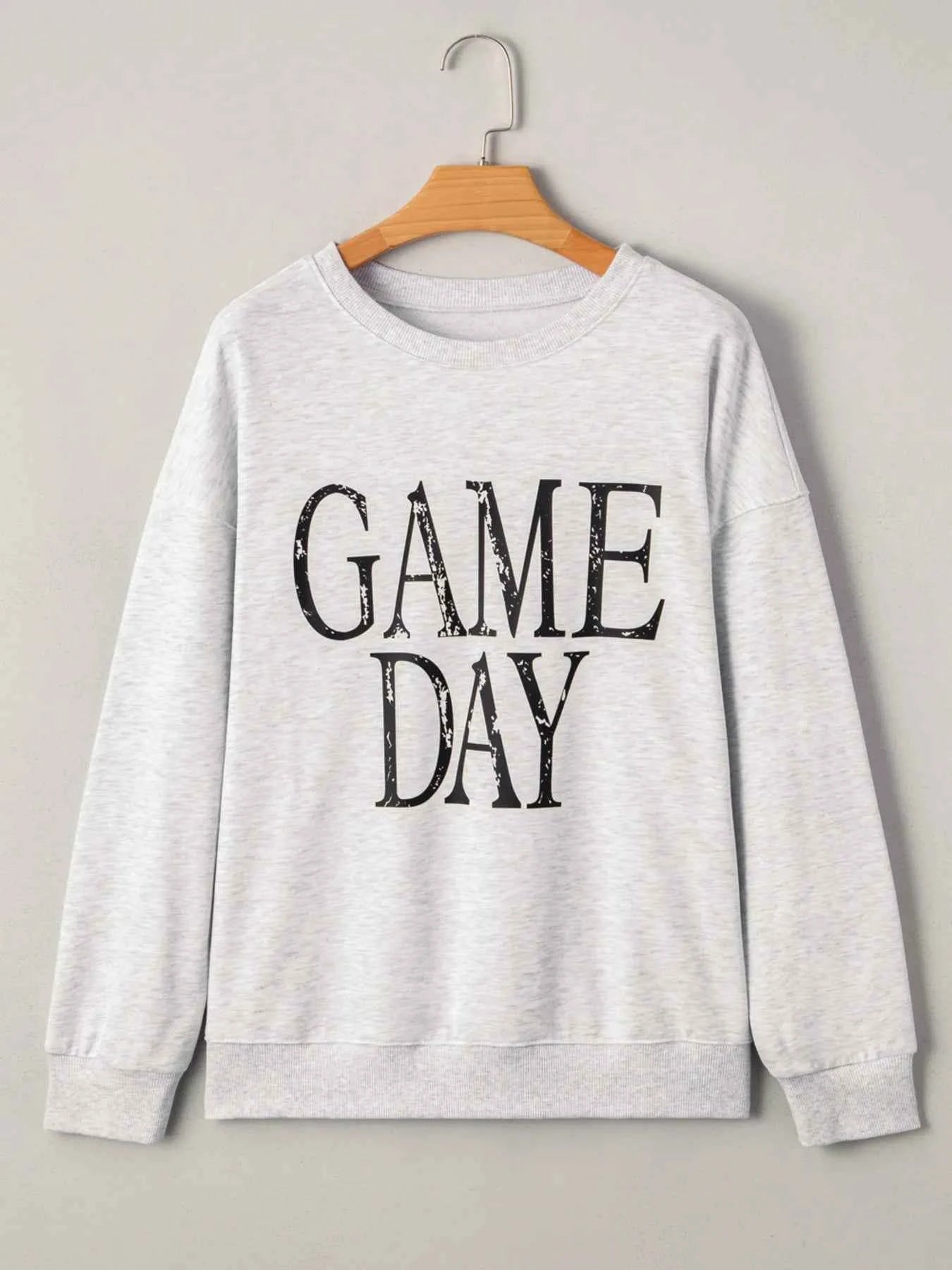 Washed GAME DAY Graphic Baggy Sweatshirt 219a5719a1e14f4b8cbe404c9e56baf8-Max-Origin
