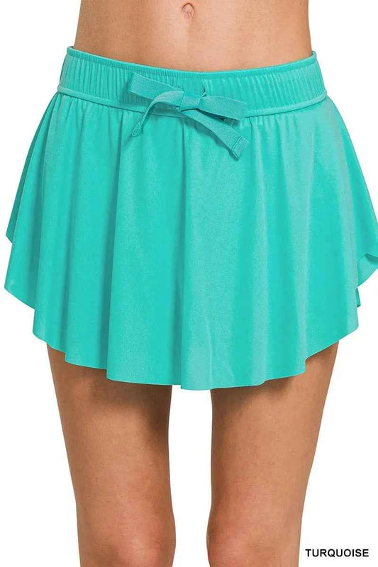 Zenana Ruffle Hem Tennis Skirt With Hidden Inner Pockets TURQUOISE 21d34a3c8c4542ba896ffa2e66566811-Max-Origin