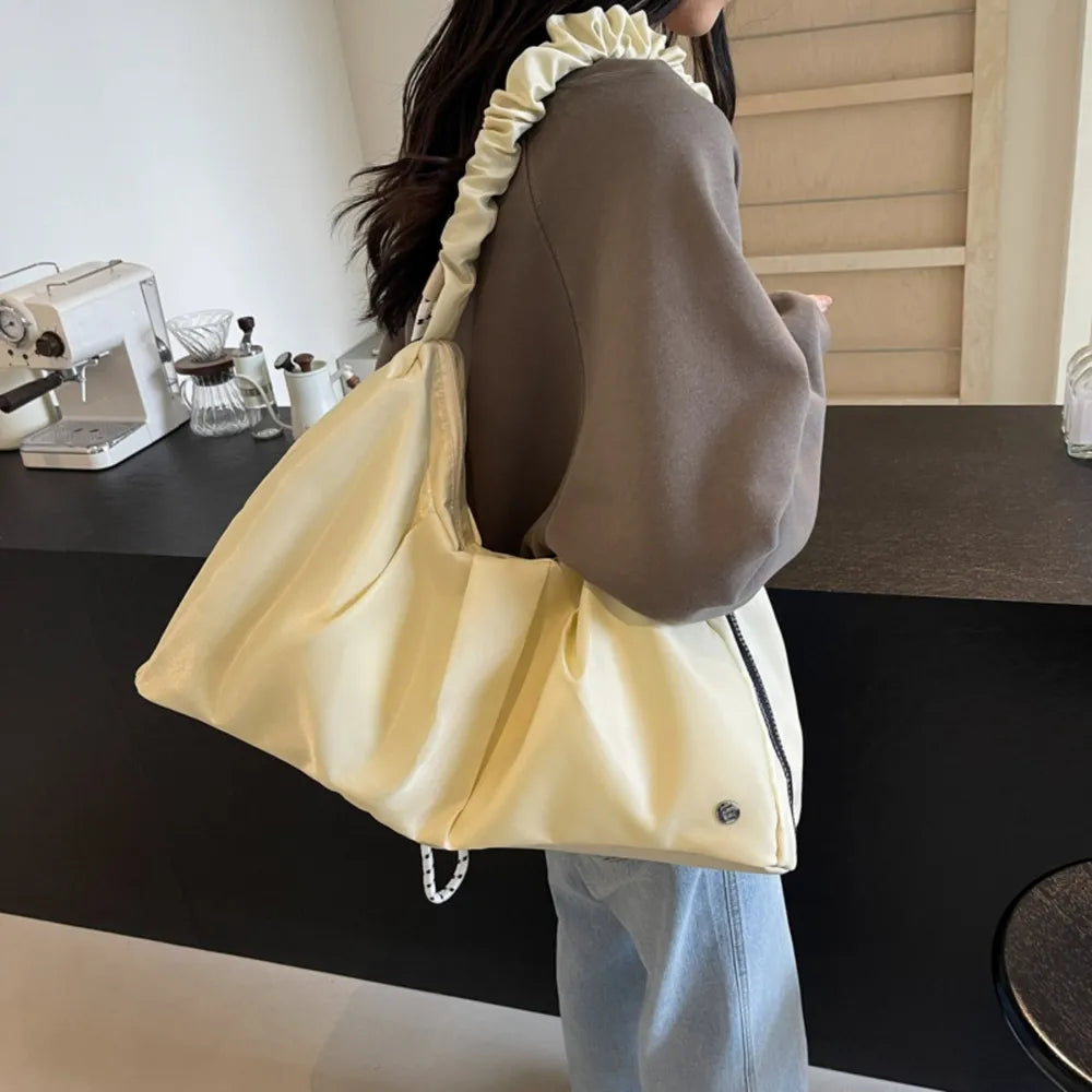 Ruched Large Tote Bag 21d8fb51-dcae-46e3-9152-d48c9a892630-Max