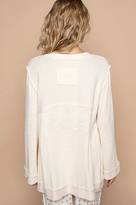 POL Embroidered Round Neck Long Sleeve Knit Top 21e30ae4-73a7-4a93-a5f0-dbadea55f435-Max