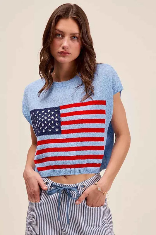 SO ME Fourth Of July American Flag Boxy Fit Sweater Top 21e5991b-8cdc-4df9-8832-2b70b317c25d-Max-Origin