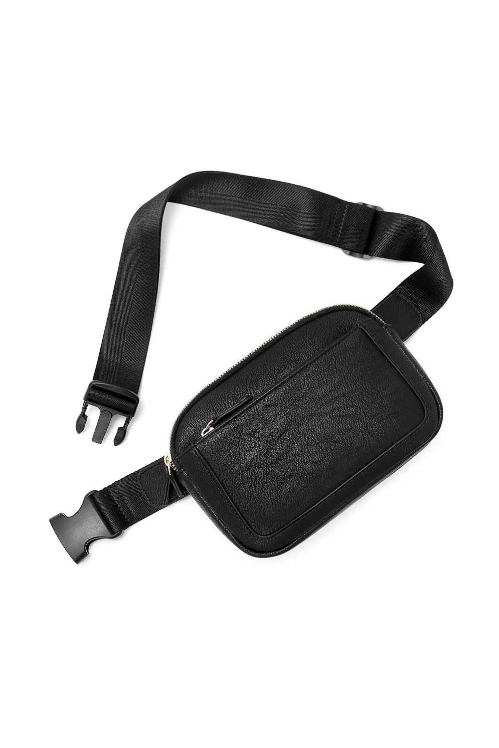 Black Minimalist Multi-zipped Crossbody Bag 21f32babe551ffd6