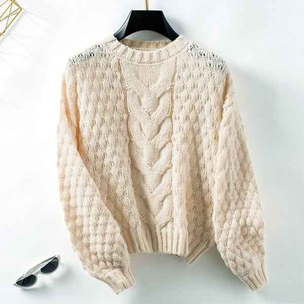 Chunky knit sweater Beige XL 22071522_bd8e51af-bc0f-466a-b632-dc4d9f2c7c8c