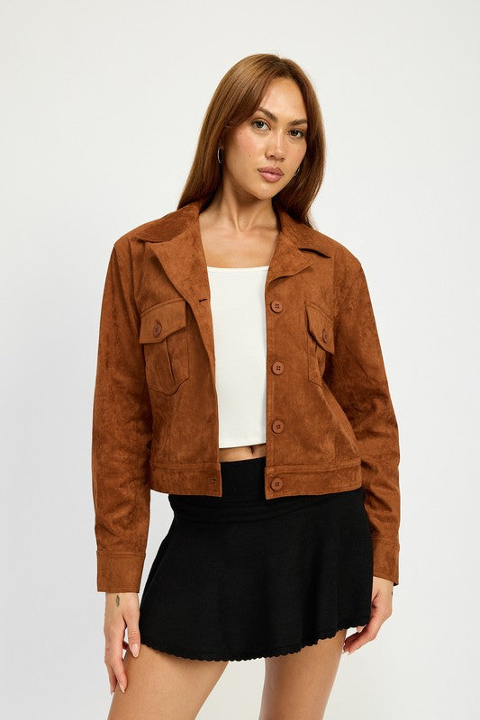 Sude jacket with pockets 22072757_c45aa14e-c40c-41aa-a65f-5963c4744e64
