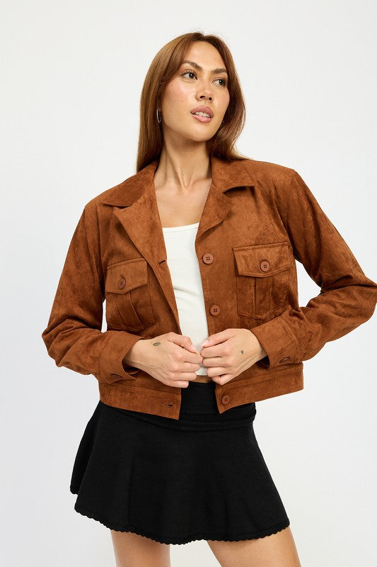 Sude jacket with pockets 22072757_e991afb3-c120-4c5c-998b-ba9bdcc3d046