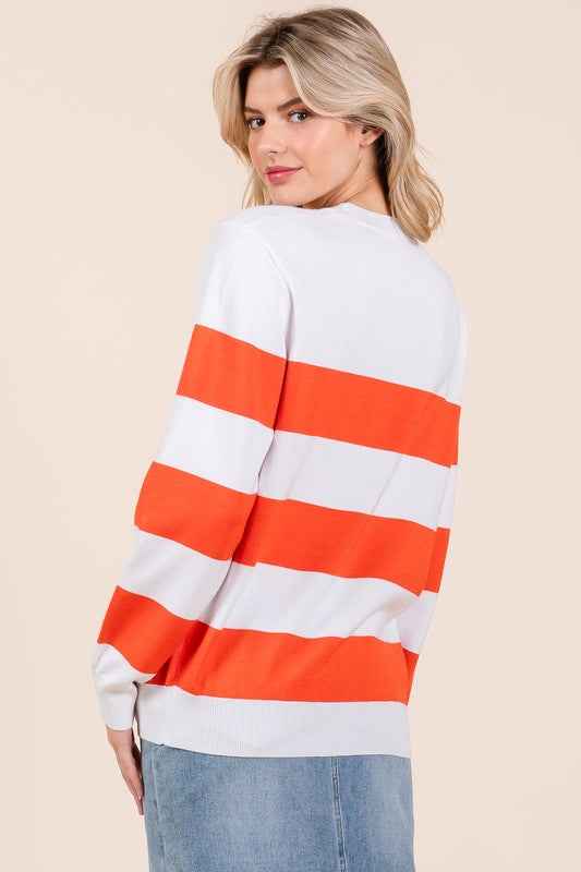 Stripe Lightweight Knit Sweater 22099496_571d5fca-1da0-4309-9f09-61dc5c726912