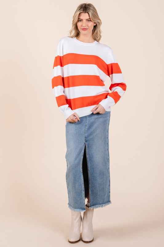 Stripe Lightweight Knit Sweater 22099496_a0ccc96d-41cd-49f8-bea3-54529c0cf5d8