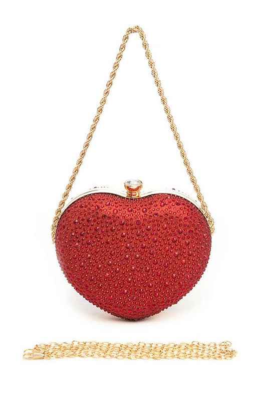 Rhinestone Pave Heart Shape Party Box Clutch Red O S 22106199_486a2396-7b00-4a43-847e-f05890cf9b48
