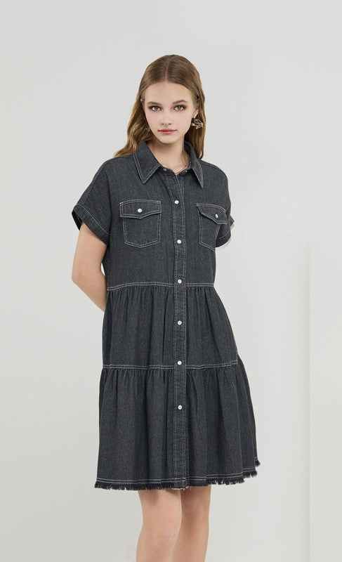 Plus ButtonDown Tiered Babydoll Denim Shirt Dress 22183878_519e4c44-50dd-4d9e-921e-284fe2e62344