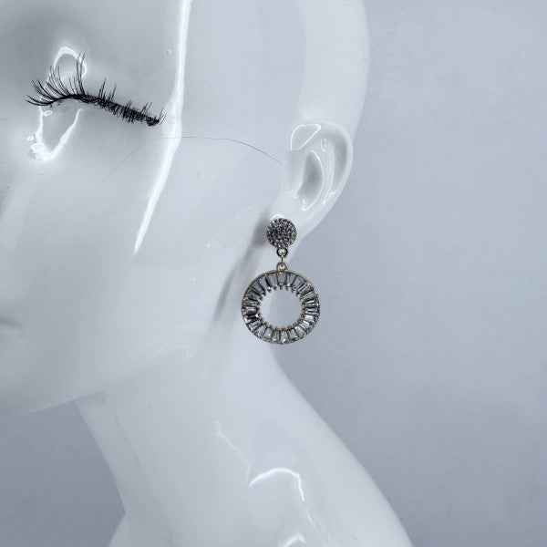 Drop Dangle Circle Rhinestones 2220bcb6-952f-418b-ba4d-046b4f99c555