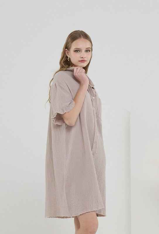 Plus Frayed Edges Breezy Button down Shirt Dress 22223699_cbdbb130-d2ae-4353-9ff6-86b2911dd096