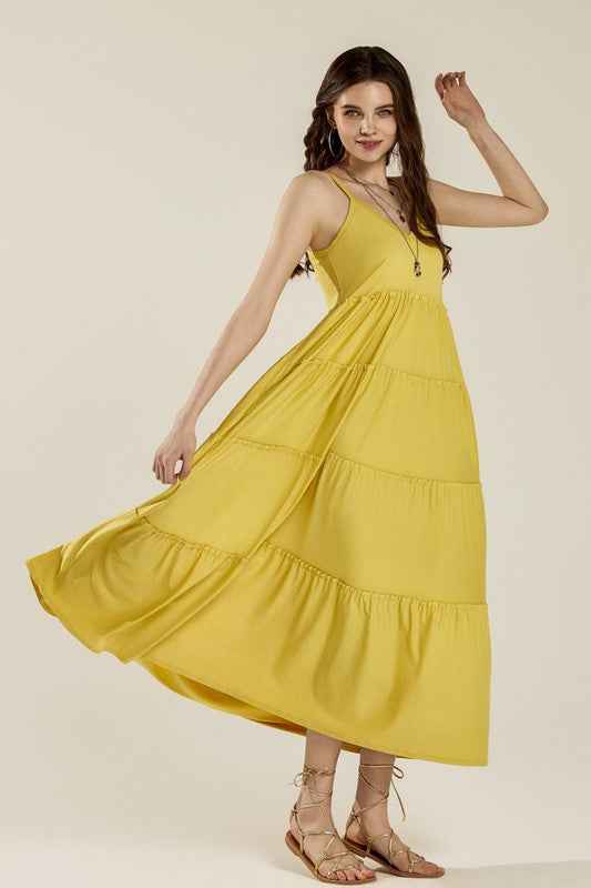 Plus Knit V-neck Ruffle Tiers Knit Maxi Dress Warm Olive 22290518_8d943170-0e55-4af8-92bf-6549ef1f38c2