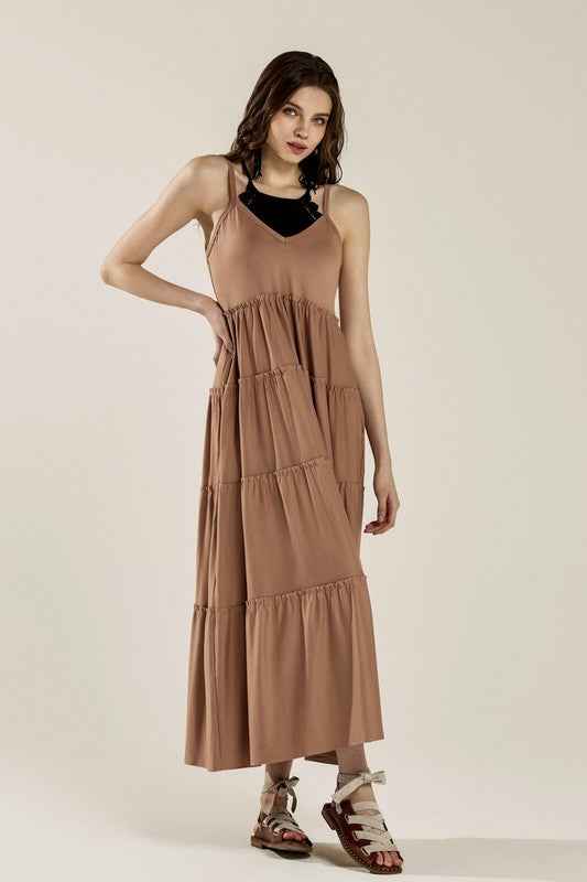 Plus Knit V-neck Ruffle Tiers Knit Maxi Dress Mocha 22290518_fbe106a9-064d-4c81-a19f-433bca51b83a