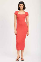 SQUARED NECK BODYCON MIDI DRESS 22308741_9417b0a7-9f68-4639-b1cd-61dfb94e5a44