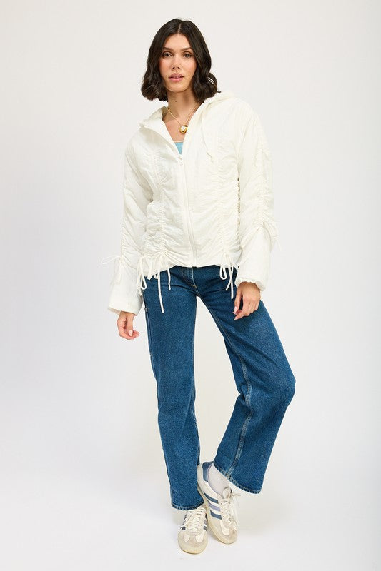 Ruched puff jacket 22308743_3f1177b3-1ef7-4977-b344-8440d960a8df
