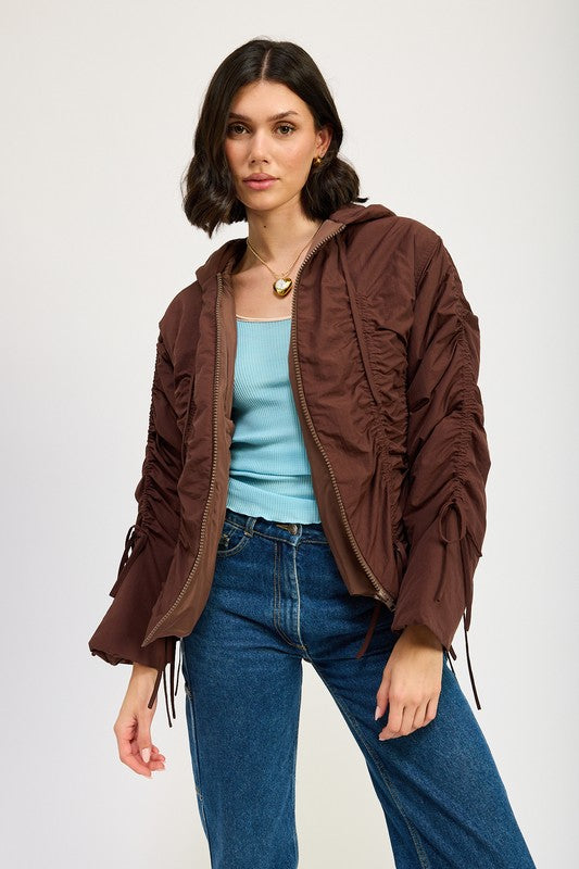 Ruched puff jacket 22308743_5d9c8cc3-ba7d-4092-904e-df9e0102eebd