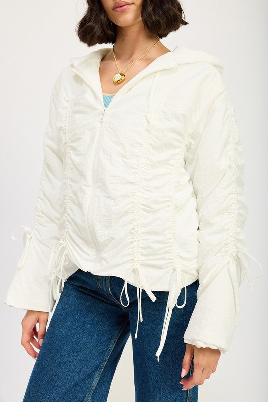 Ruched puff jacket 22308743_81d15b47-4d3d-47c4-b999-9fed5b5a8a25