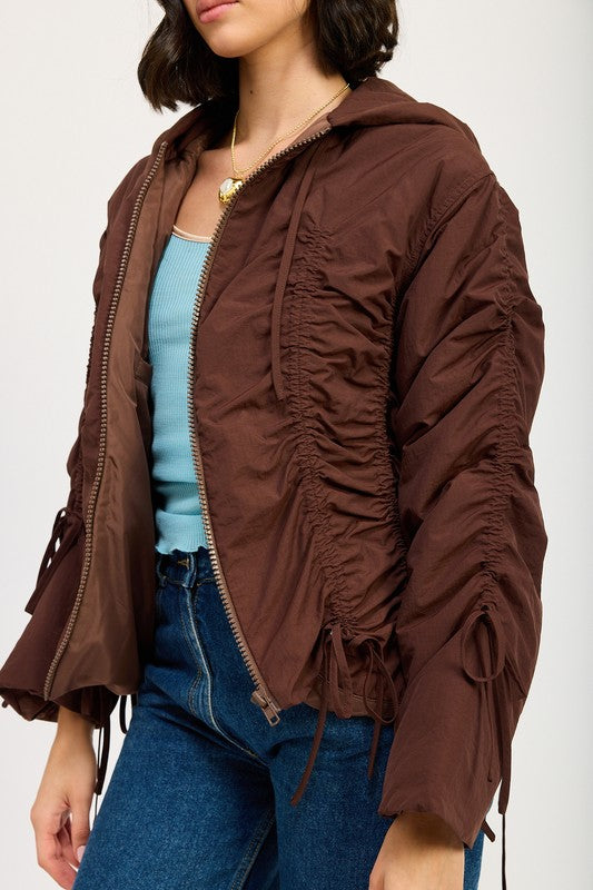 Ruched puff jacket 22308743_bc38180f-5535-4fdd-9a19-d56036e5e6ab